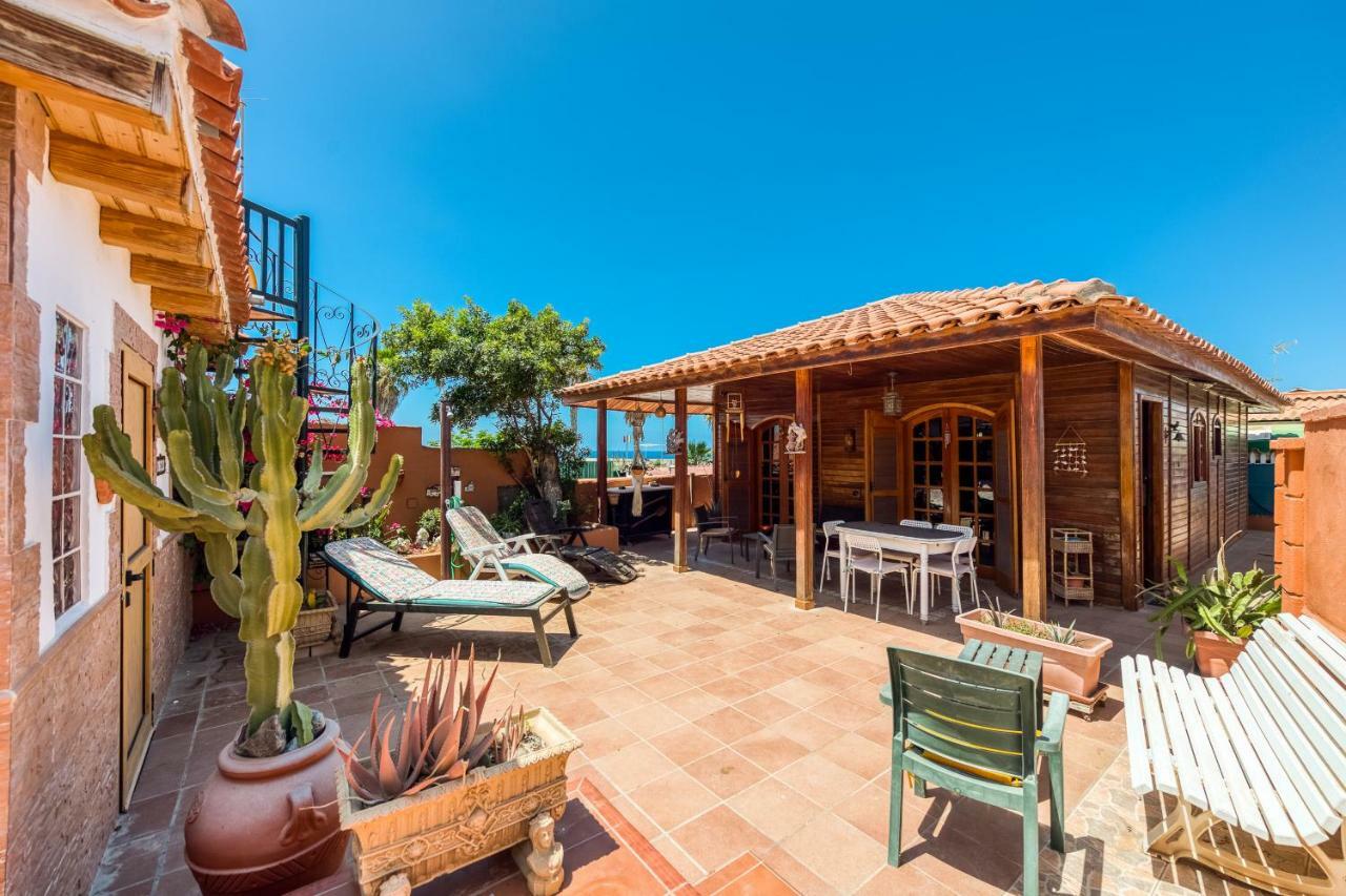 Camping Cabin - Private Solarium & Pool - Bbq San Bartolome de Tirajana  Exterior photo